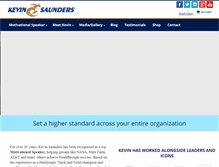 Tablet Screenshot of kevinsaunders.com
